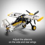 LEGO Technic Bush Plane Toy - Buildable Airplane Toy for Kids, Boys and Girls, Ages 8+ - Model Airplane Gift with Spinning Propeller, 4-Cylinder Piston Engine, and More - 42198