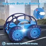 MaxTronic Amphibious Remote Control Car,Rechargeable RC Cars Toy 360° Flips Rotation Stunt Crawler 15KM/H 4WD All Terrain Outdoor Indoor Toy for Kids Boys Girls 3-12