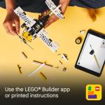 LEGO Technic Bush Plane Toy - Buildable Airplane Toy for Kids, Boys and Girls, Ages 8+ - Model Airplane Gift with Spinning Propeller, 4-Cylinder Piston Engine, and More - 42198