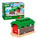 Wooden Train Garage Toy for Kids Age 3+