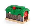 Wooden Train Garage Toy for Kids Age 3+