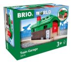 Wooden Train Garage Toy for Kids Age 3+