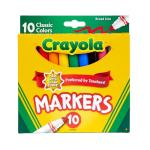 Crayola Broad Line Markers - Classic Colors (10 Pack)
