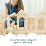 Melissa & Doug Solid-Wood Building Blocks - 60 pcs