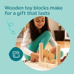 Melissa & Doug Solid-Wood Building Blocks - 60 pcs