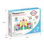 PicassoTiles 100pc Clear Magnetic Building Set - Inspiring Creativity