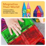 PicassoTiles 100pc Clear Magnetic Building Set - Inspiring Creativity