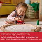 BRIO Wooden Tracks and Train Accessories – 50-Piece Pack