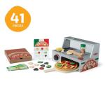 Melissa & Doug Pizza Counter Play Set - 41 pcs