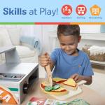 Melissa & Doug Pizza Counter Play Set - 41 pcs