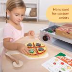 Melissa & Doug Pizza Counter Play Set - 41 pcs