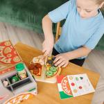 Melissa & Doug Pizza Counter Play Set - 41 pcs