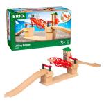 BRIO Lifting Bridge | Toy Train Accessory, Red