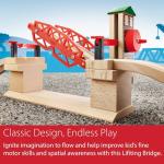 BRIO Lifting Bridge | Toy Train Accessory, Red