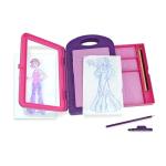 Melissa & Doug Fashion Design Kit - Rubbing Plates, Fashion Plates, Travel-Friendly