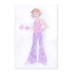 Melissa & Doug Fashion Design Kit - Rubbing Plates, Fashion Plates, Travel-Friendly