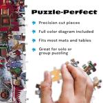 Buffalo Games - Charles Wysocki - Whistle Stop Christmas - 500 Piece Jigsaw Puzzle For Adults -Challenging Puzzle Perfect for Game Nights - Finished Size is 21.25 x 15.00