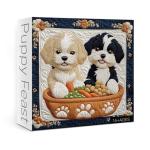 Funny Puppy Puzzles for Adults 1000 Pieces, Cute Dog Animal Jigsaw Puzzles, Impossible Hard Difficult Challenging Art Puzzle