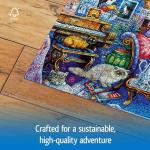 Wonder Forge Cats in The Blue Room 1000 Piece Jigsaw Puzzle for Adults | Unique, Perfectly-Fitting Pieces | Fun, Vibrant Imagery | Amazon Exclusive