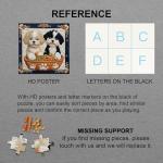 Funny Puppy Puzzles for Adults 1000 Pieces, Cute Dog Animal Jigsaw Puzzles, Impossible Hard Difficult Challenging Art Puzzle