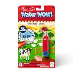 Melissa & Doug Water Wow! Mess Free Coloring Book, Reusable Water-Reveal Activity Pad, On The Farm, Travel Toys, Party Favors, for Toddlers & Kids Ages 3+