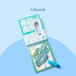 Melissa & Doug On The Go Water Wow! Mess Free Coloring Book, Reusable Water-Reveal Activity Pad, Under The Sea, Travel Toys, Party Favors, for Toddlers & Kids Ages 3+ - FSC Certified