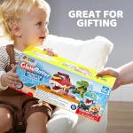 JOYIN 3 Pack Monster Truck Toy - Motion Activated Light Up Cars for Toddlers - Monster Glow Rover LED Wheels - Baby Boy Toys - Press and Go Dinosaur Trucks for Kids Boys Birthday Gifts for Christmas