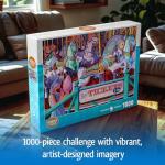 Wonder Forge Cotton Candy Carousel 1000 Piece Jigsaw Puzzle for Adults | Unique, Perfectly-Fitting Pieces | Fun, Vibrant Imagery | Amazon Exclusive