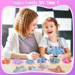 Poke Art for Kids Ages 4-8 - DIY Crafts Kit Flower Bouquet 6 7 8 9 10 11 12 Year Old Girl Birthday Gifts Present - Toys for Ages 5-7 - Christmas Stocking Stuffers Mess-Free Children Creative Activity