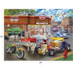 RoseArt - American Nostalgia - Hot Rod Garage - 550 Piece Jigsaw Puzzle for Adults