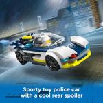 LEGO City Police Car and Muscle Car Chase, Emergency Vehicle Toy for Boys and Girls, Fun Gift for Kids Ages 6+ who Love Pretend Play Toys, Police Toy with Officer and Crook Minifigures, 60415