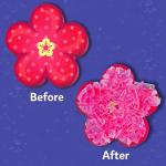 Skillmatics Poke-in Art - Flower Bouquet, Mess-Free Creative Activity, DIY Wood Craft Kits, Gifts for Girls & Boys Ages 4, 5, 6, 7, 8, 9