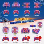 SOGAWEBB Spider Gesture Sensing Remote Control Car, Double Sided RC Cars with Full-Body Light, 2.4GHz Hand Controlled Rechargeable RC Stunt Car Toys for Boys 4 5 6 7 8 9 10 11 12