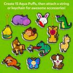 Skillmatics Aqua Puffs - 3D Art Kit, Animals, Easter Basket Stuffers, Mess-Free Paint by Number Craft for Kids, DIY Color & Inflate Activity, Creative Gift for Girls & Boys Ages 4, 5, 6, 7, 8, 9, 10