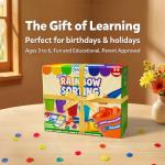 Skillmatics Silicone Rainbow Sorting Game - Learning & Educational Toy, Sorting, Counting & Sequencing Skills, Easter Gifts for Toddlers & Preschoolers Ages 3, 4, 5, 6