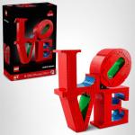 LEGO Art Love Collectible Building Set - DIY Kit for Adults, Ages 18+ - Gift for Valentines Day - Home Decor to Display on Table - 31214