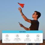 POWERUP 4.0 The Next-Generation Smartphone Controlled Paper Airplane Kit, RC Controlled. Easy to Fly with Autopilot & Gyro Stabilizer. for Hobbyists, Pilots, Tinkerers.