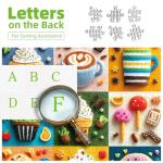 500 Piece Puzzle for Adult Embroidery Desserts Jigsaw Puzzle Cupcakes Coffee Ice Cream Donut Fabric Art Snacks Game Sweet Treats Puzzle with Letters on Back Challenging Gifts for Seniors & Families