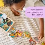 Melissa & Doug Wooden Animal Magnets Set (20 Pieces) – Farm, Zoo & Pet Fridge Magnets in Storage Box – Montessori Preschool Learning Toys for Toddlers & Kids Ages 2+ - FSC-Certified