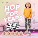 Flybar My First Foam Pogo Jumper for Kids Fun and Safe Pogo Stick for Toddlers, Durable Foam and Bungee Jumper for Ages 3 and up, Supports up to 250lbs (Pink)