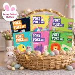 jackinthebox Poke Poke Art – Animals Theme, Mess-Free Fabric Art and Craft, Flower Pressing Kits, Gift for Kids, Girl Gifts, Boy Gift, Toys for Girls and Boys Ages 4 5 6 7 8