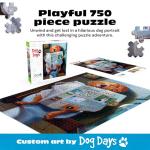 Buffalo Games - Lucia Heffernan - Dog Gone Funny - 750 Piece Jigsaw Puzzle For Adults -Challenging Puzzle Perfect for Game Nights - Finished Size is 24.00 x 18.00