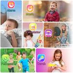 Tixpc Kids Smart Watch Boys with 39 Puzzle Games HD Touch Screen Camera Music Player Pedometer Alarm Clock Calculator Flashlight 12/24 hr Gift for 4-12 Year Old Boys Toys