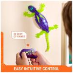 HEX Bots Glow-in-The-Dark Gecko with Official Wall Climber Technology, Rechargeable Remote Control Robot Kids Toys, Prank Toys for Boys & Girls Ages 4 & Up