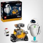 LEGO Disney & Pixar Wall-E & EVE Building Set for Adults, Ages 18+ - Home Office, Book Shelf, or Room Decor for Disney Fans - Gift Ideas for Men & Women - 43279
