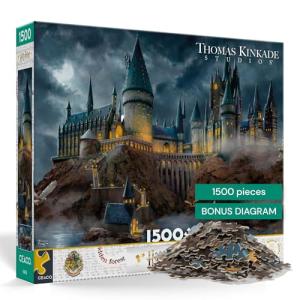 Ceaco - Thomas Kinkade - Harry Potter - Hogwart's Castle - 1500 Piece Jigsaw Puzzle