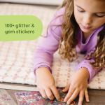 Melissa & Doug Design-Your-Own Bracelets with 100+ Sparkle Gem & Glitter Stickers, Kids Snap Bracelets, Stickers & Jewelry Crafts, Preschool Toys for Girls & Boys Ages 4+