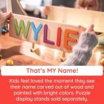 Wooden Personalized Name Puzzle - 9 Letters Limit