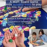 Sums in Space - Addition and Subtraction Games - Kindergarten and First Grade Educational Math Games for Kids 5-7