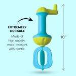 HABA Toddler Bath Toys: Bubble Bath Kids Whisk - for Kids' Sensory Play, Motor Skills, and Bath Time Fun, Blue